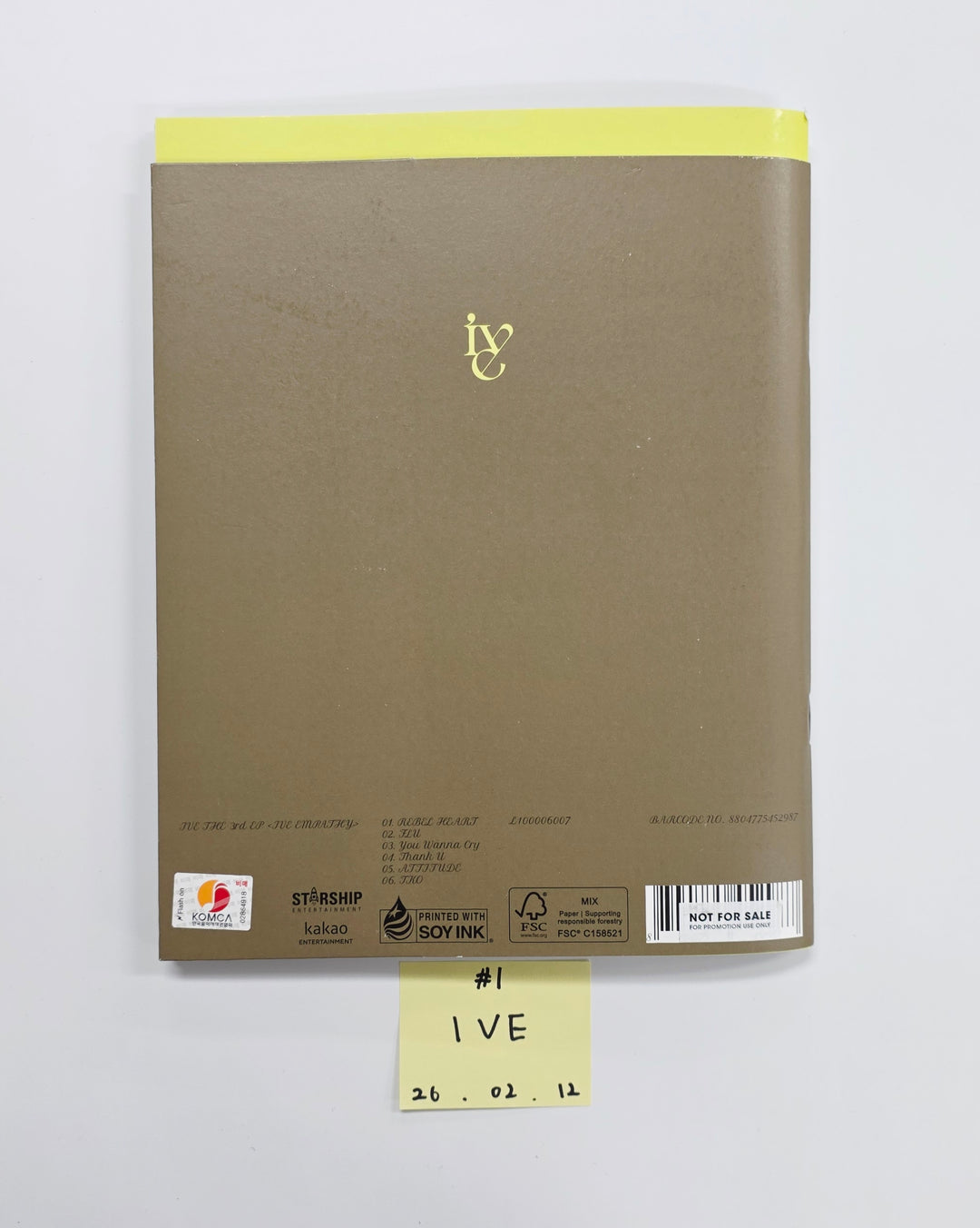 IVE "IVE EMPATHY", TripleS "ASSEMBLE25", STAYC "I WANT IT"  - Hand Autographed(Signed) Promo Album [26.02.12]