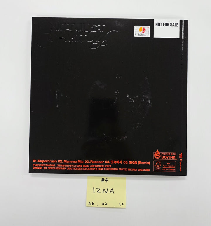 IZNA "Not Just Pretty", ILLIT "NOT CUTE ANYMORE", ILLIT "bomb", MEOVV "MY EYES OPEN VVIDE"  - Hand Autographed(Signed) Promo Album [26.02.12]