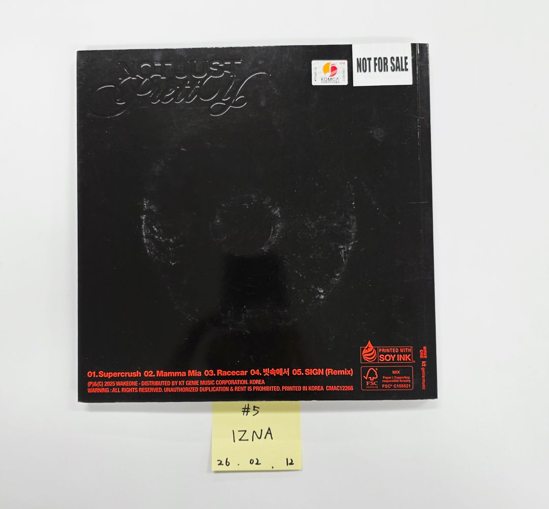 IZNA "Not Just Pretty", ILLIT "NOT CUTE ANYMORE", ILLIT "bomb", MEOVV "MY EYES OPEN VVIDE"  - Hand Autographed(Signed) Promo Album [26.02.12]