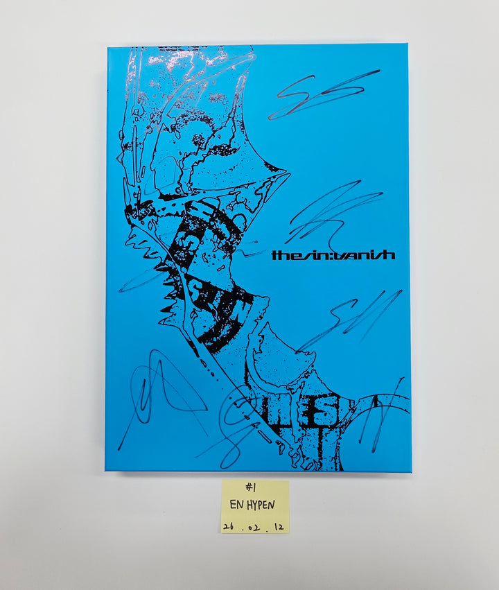 ENHYPEN "THE SIN : VANISH", ZEROBASEONE "BLUE PARADISE", TWS "play hard", Xdinary Heroes "LXVE to DEATH", &TEAM "Back to Life" - Hand Autographed(Signed) Promo Album [26.02.12]