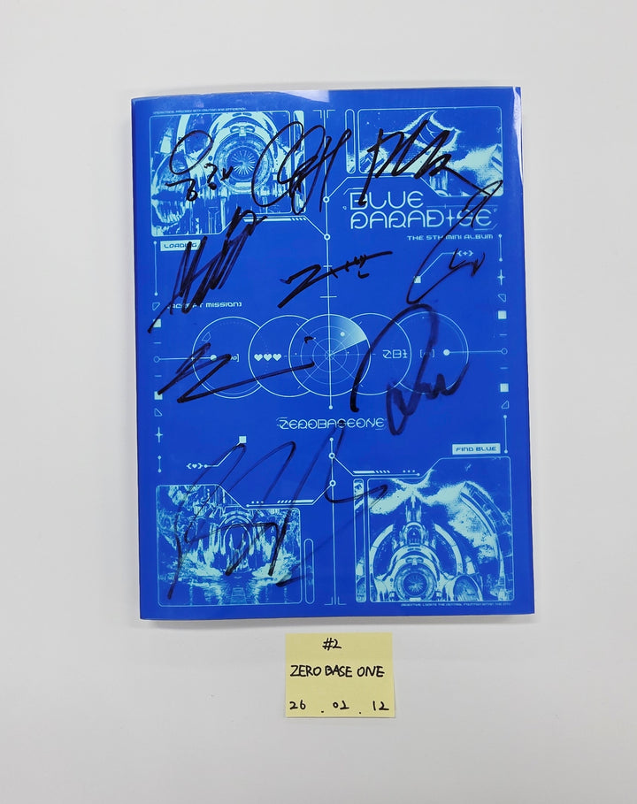 ENHYPEN "THE SIN : VANISH", ZEROBASEONE "BLUE PARADISE", TWS "play hard", Xdinary Heroes "LXVE to DEATH", &TEAM "Back to Life" - Hand Autographed(Signed) Promo Album [26.02.12]