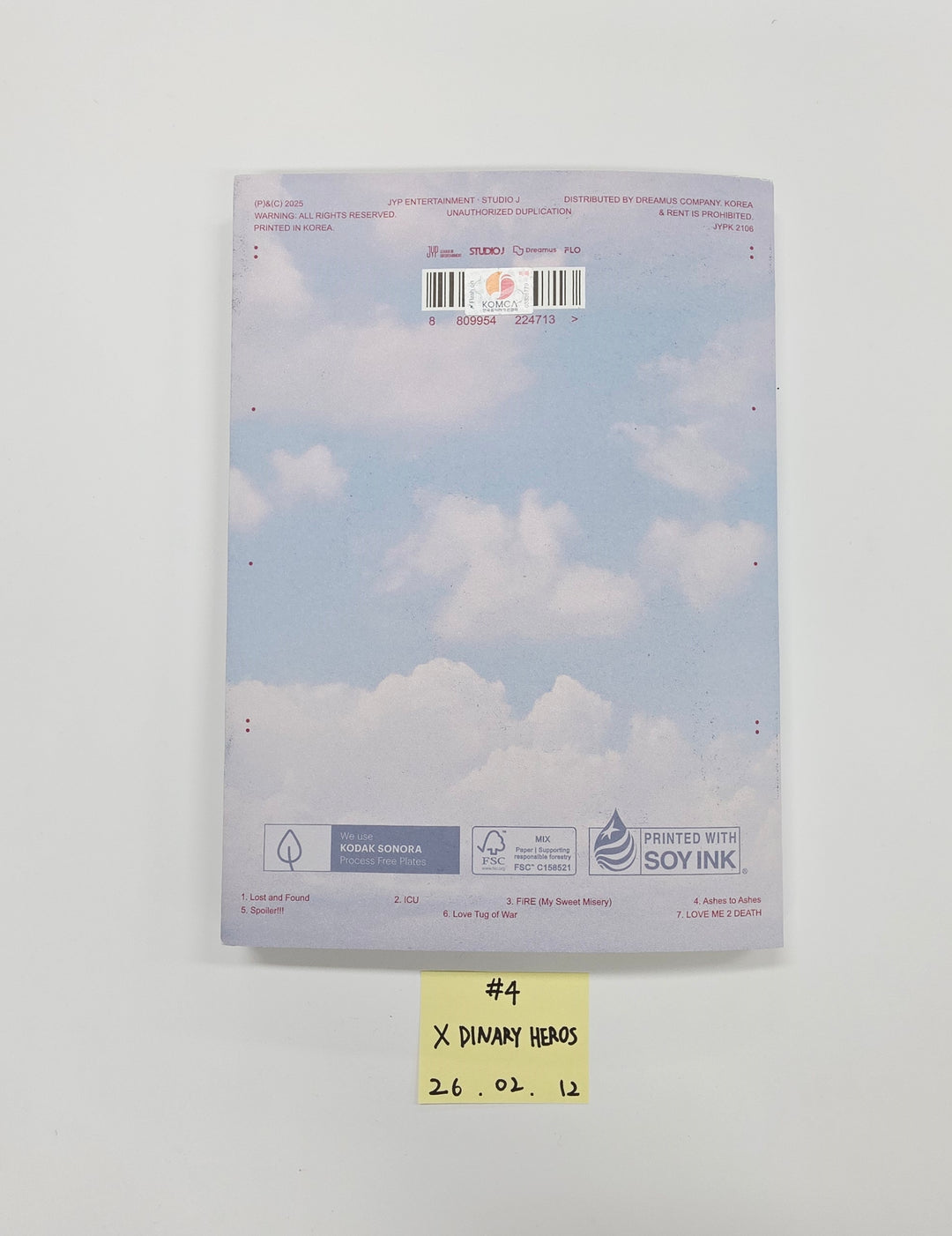 ENHYPEN "THE SIN : VANISH", ZEROBASEONE "BLUE PARADISE", TWS "play hard", Xdinary Heroes "LXVE to DEATH", &TEAM "Back to Life" - Hand Autographed(Signed) Promo Album [26.02.12]