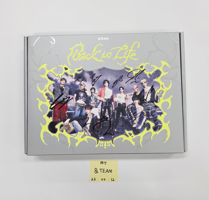 ENHYPEN "THE SIN : VANISH", ZEROBASEONE "BLUE PARADISE", TWS "play hard", Xdinary Heroes "LXVE to DEATH", &TEAM "Back to Life" - Hand Autographed(Signed) Promo Album [26.02.12]