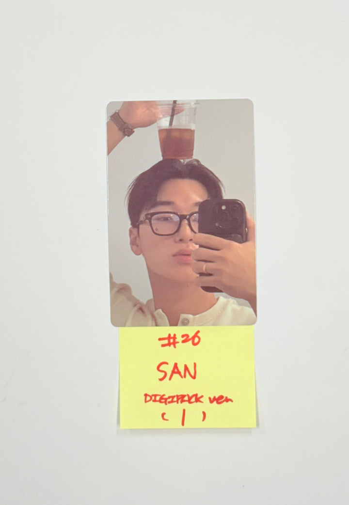 ATEEZ "GOLDEN HOUR : Part.4" - Official Photocard (Digipack ver.) (san, mingi, wooyoung, jongho) [26.02.12]