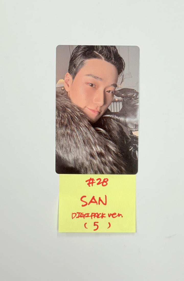 ATEEZ "GOLDEN HOUR : Part.4" - Official Photocard (Digipack ver.) (san, mingi, wooyoung, jongho) [26.02.12]