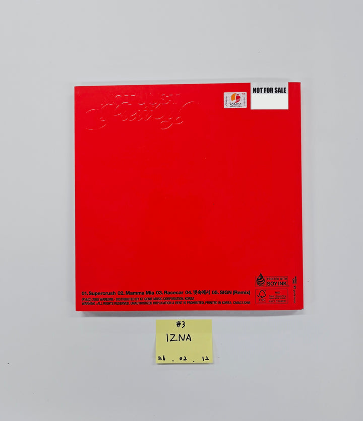 IZNA "Not Just Pretty", ILLIT "NOT CUTE ANYMORE", ILLIT "bomb", MEOVV "MY EYES OPEN VVIDE"  - Hand Autographed(Signed) Promo Album [26.02.12]