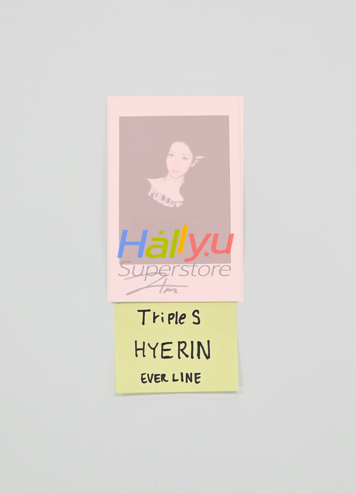 HYERIN (of TripleS) - Hand Autographed(Signed) Polaroid [26.02.13]