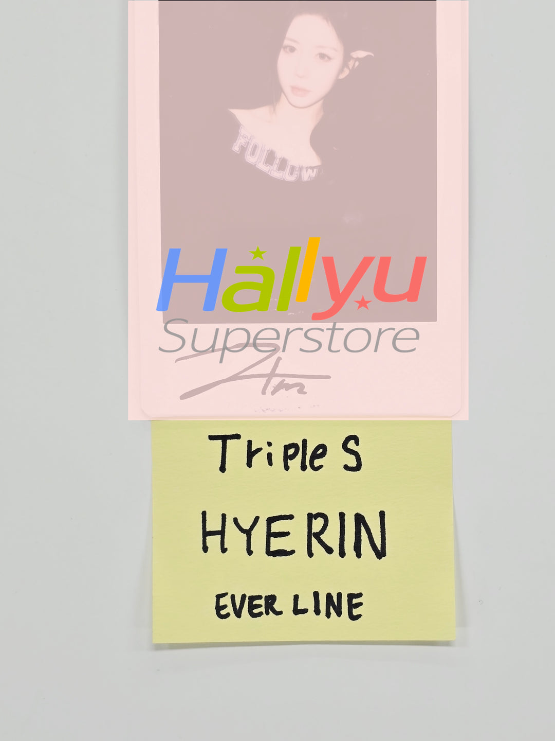 HYERIN (of TripleS) - Hand Autographed(Signed) Polaroid [26.02.13]
