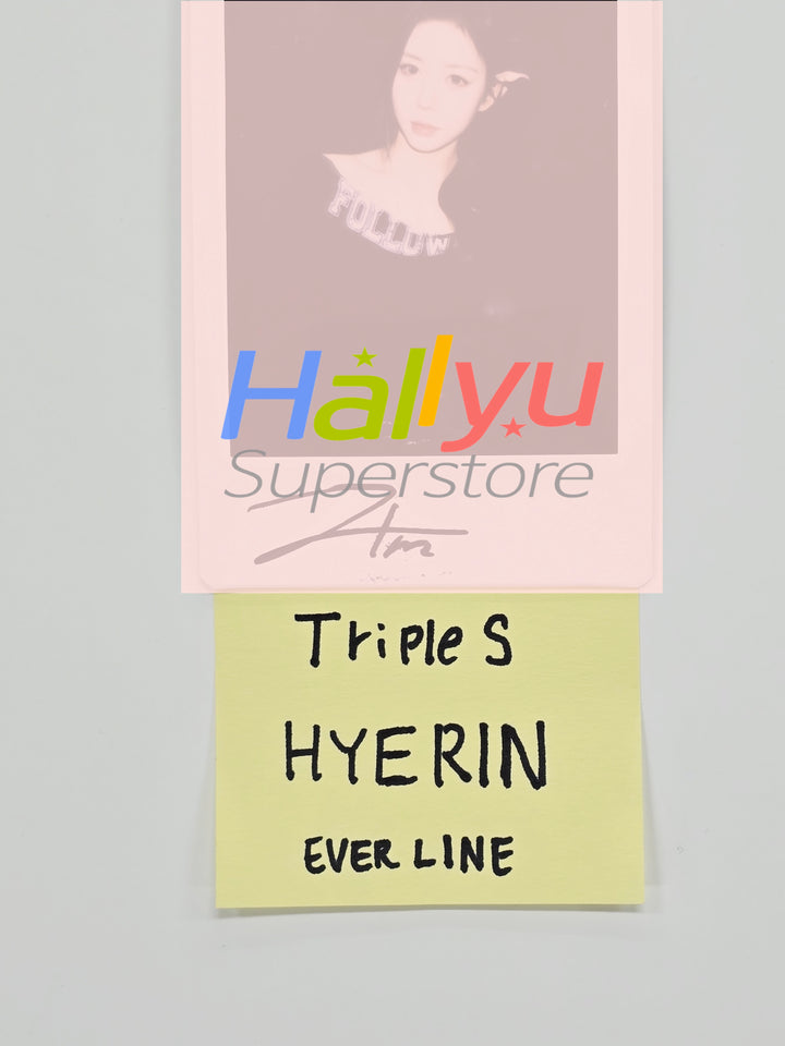 HYERIN (of TripleS) - Hand Autographed(Signed) Polaroid [26.02.13]
