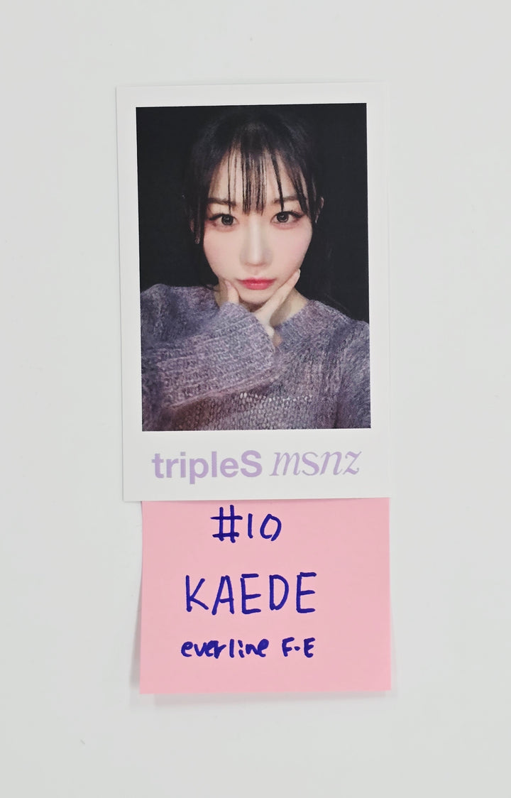 Triples_msnz "Beyond Beauty" - Everline Fansing Event Polaroid type Photocard R4 (Objekt Music Album ver.) [26.02.13]