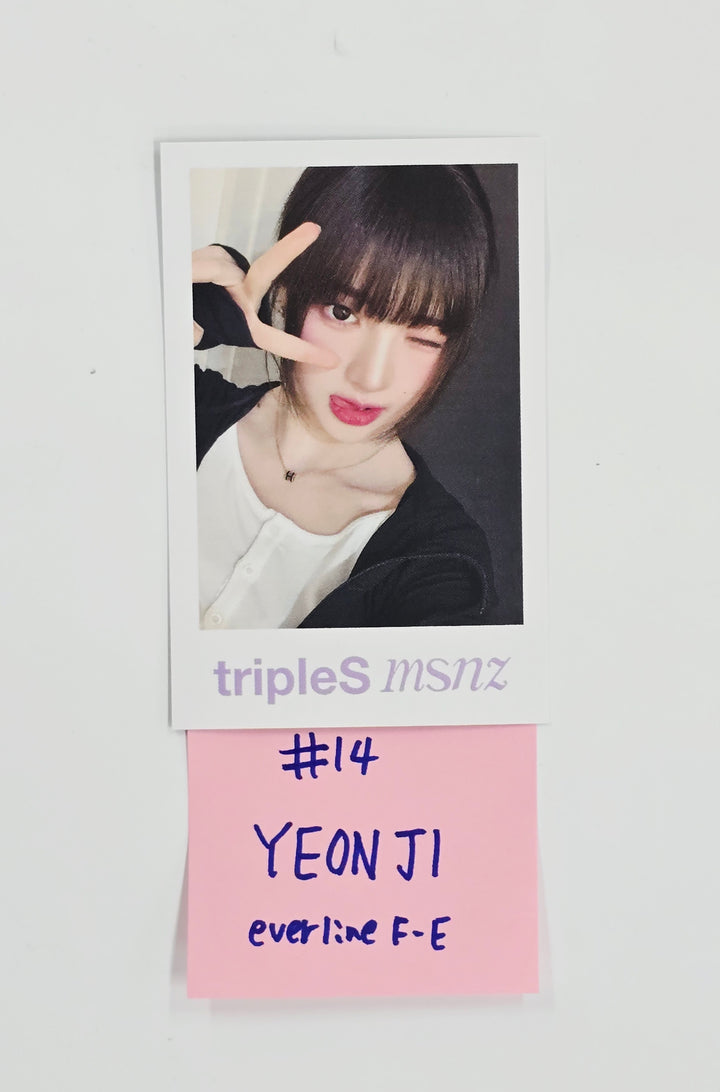 Triples_msnz "Beyond Beauty" - Everline Fansing Event Polaroid type Photocard R4 (Objekt Music Album ver.) [26.02.13]