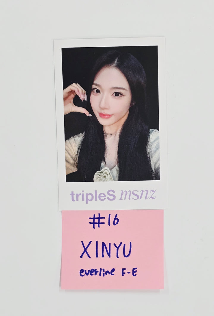 Triples_msnz "Beyond Beauty" - Everline Fansing Event Polaroid type Photocard R4 (Objekt Music Album ver.) [26.02.13]