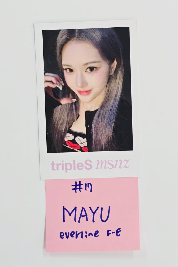 Triples_msnz "Beyond Beauty" - Everline Fansing Event Polaroid type Photocard R4 (Objekt Music Album ver.) [26.02.13]