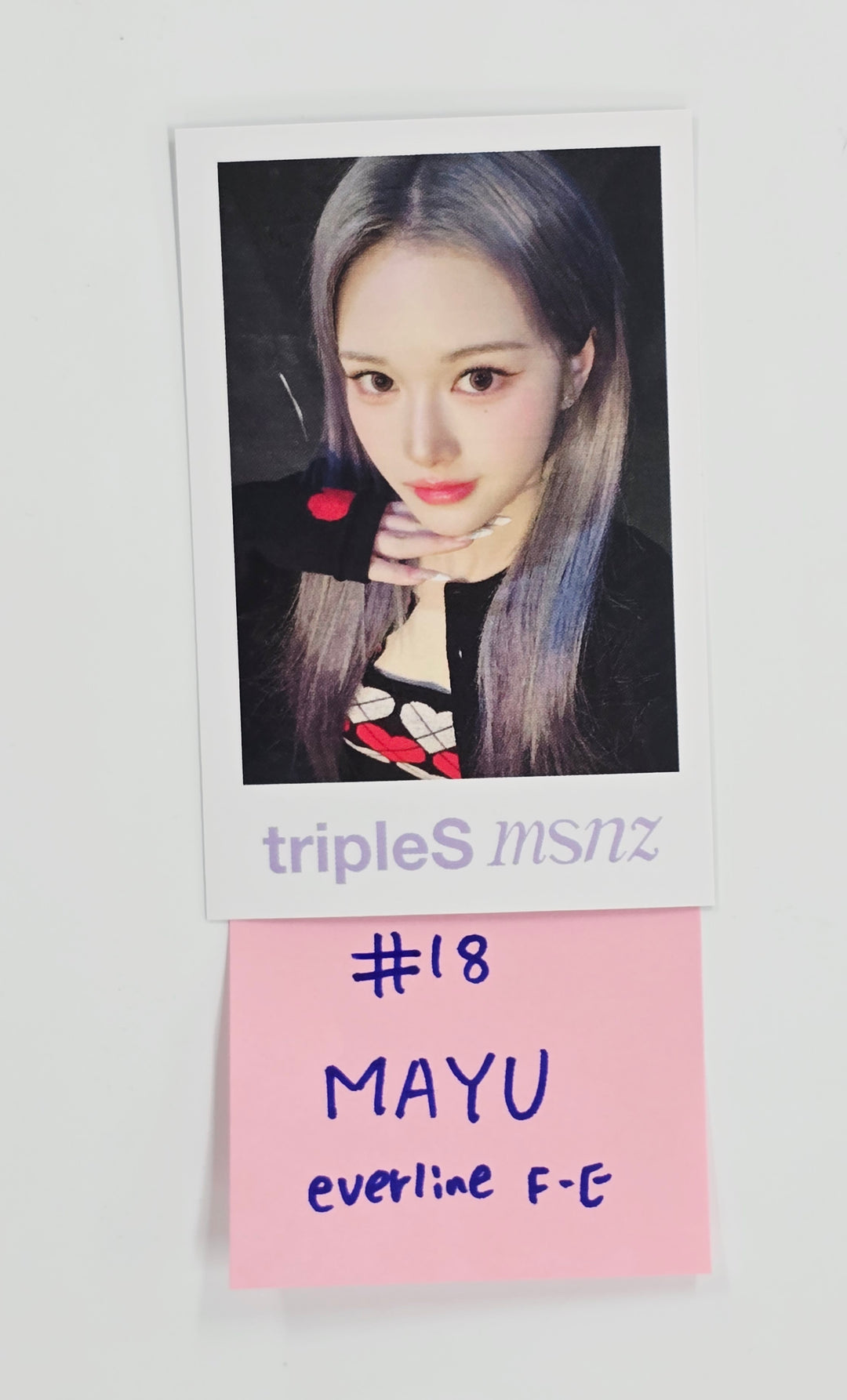 Triples_msnz "Beyond Beauty" - Everline Fansing Event Polaroid type Photocard R4 (Objekt Music Album ver.) [26.02.13]