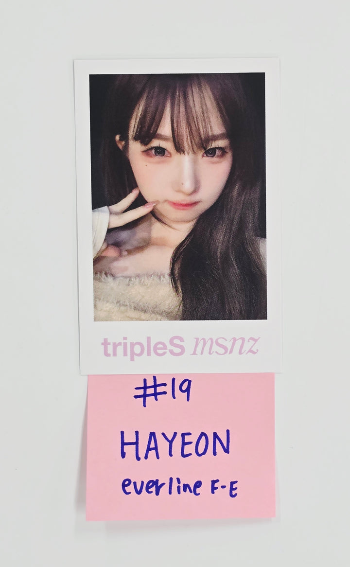 Triples_msnz "Beyond Beauty" - Everline Fansing Event Polaroid type Photocard R4 (Objekt Music Album ver.) [26.02.13]
