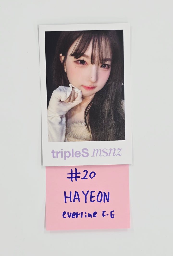 Triples_msnz "Beyond Beauty" - Everline Fansing Event Polaroid type Photocard R4 (Objekt Music Album ver.) [26.02.13]