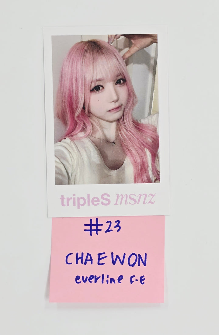 Triples_msnz "Beyond Beauty" - Everline Fansing Event Polaroid type Photocard R4 (Objekt Music Album ver.) [26.02.13]