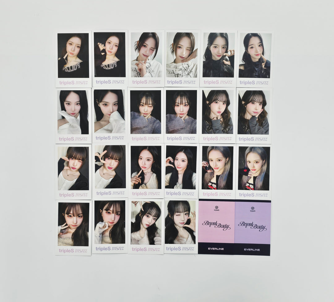 Triples_msnz "Beyond Beauty" - Everline Fansing Event Polaroid type Photocard R4 (Objekt Music Album ver.) [26.02.13]