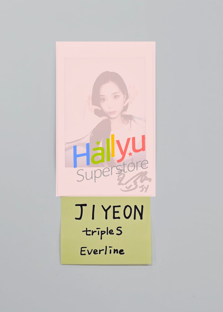 JIYEON (of TripleS) - Hand Autographed(Signed) Polaroid [26.02.13]