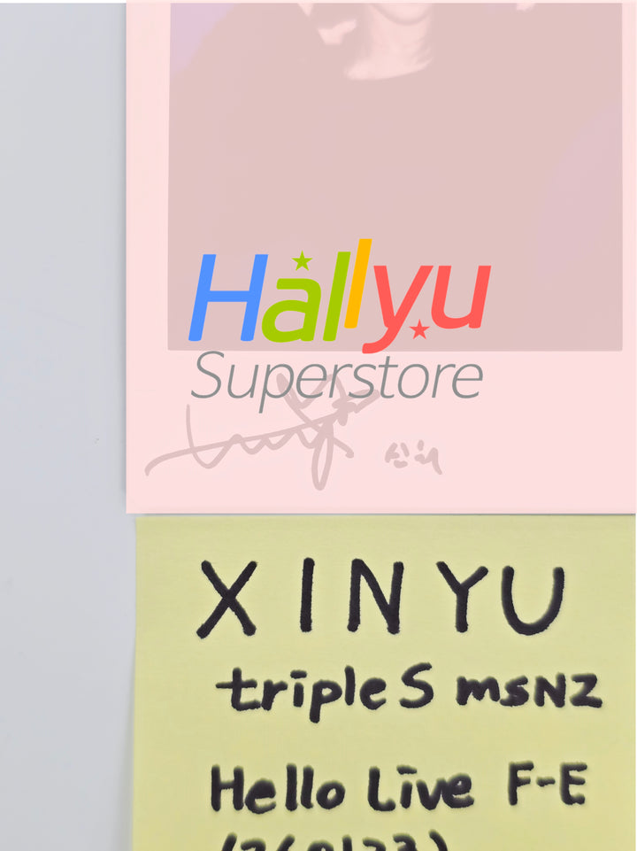 XINYU (of TripleS) - Hand Autographed(Signed) Polaroid [26.02.13]