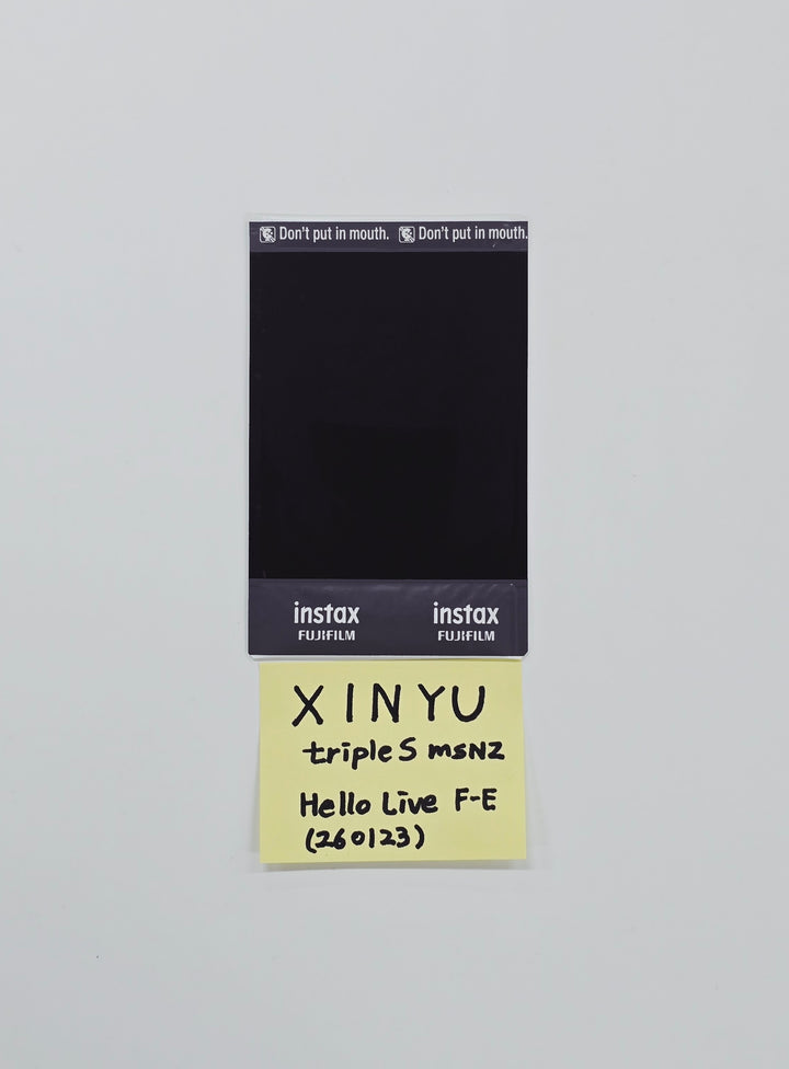 XINYU (of TripleS) - Hand Autographed(Signed) Polaroid [26.02.13]