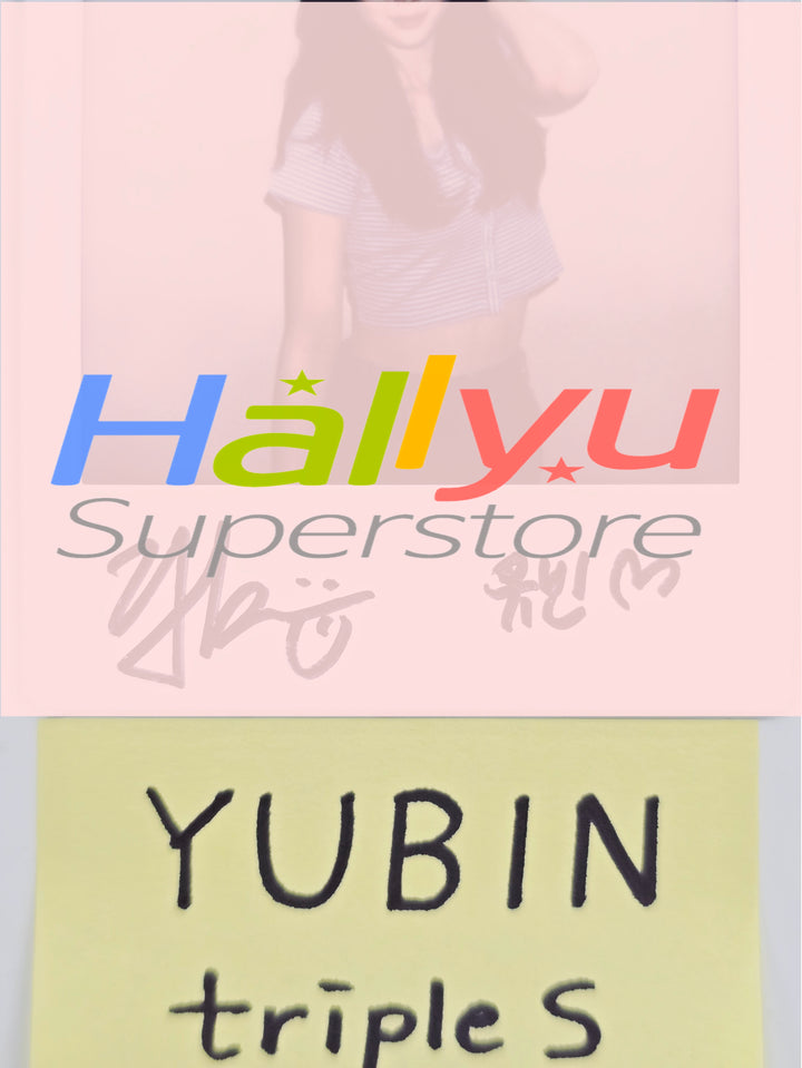 YUBIN (of TripleS) - Hand Autographed(Signed) Polaroid [26.02.13]
