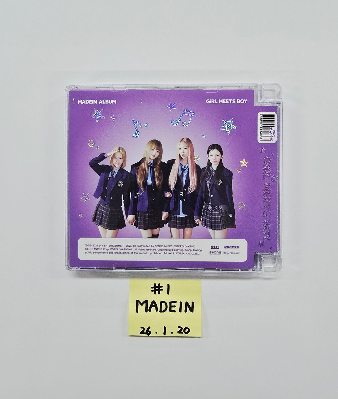 MADEIN "Girl Meets Boy" - Hand Autographed(Signed) Promo Album [26.02.20]