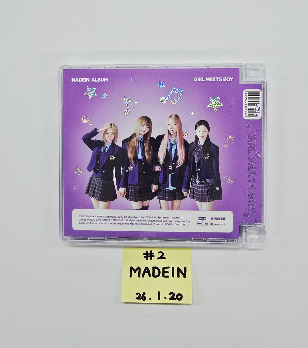 MADEIN "Girl Meets Boy" - Hand Autographed(Signed) Promo Album [26.02.20]