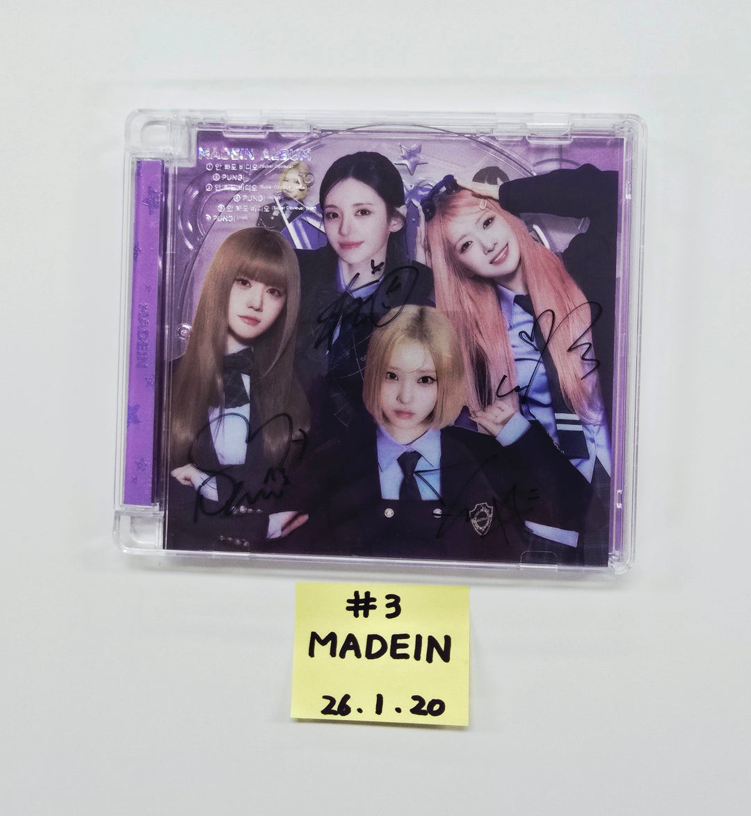 MADEIN "Girl Meets Boy" - Hand Autographed(Signed) Promo Album [26.02.20]
