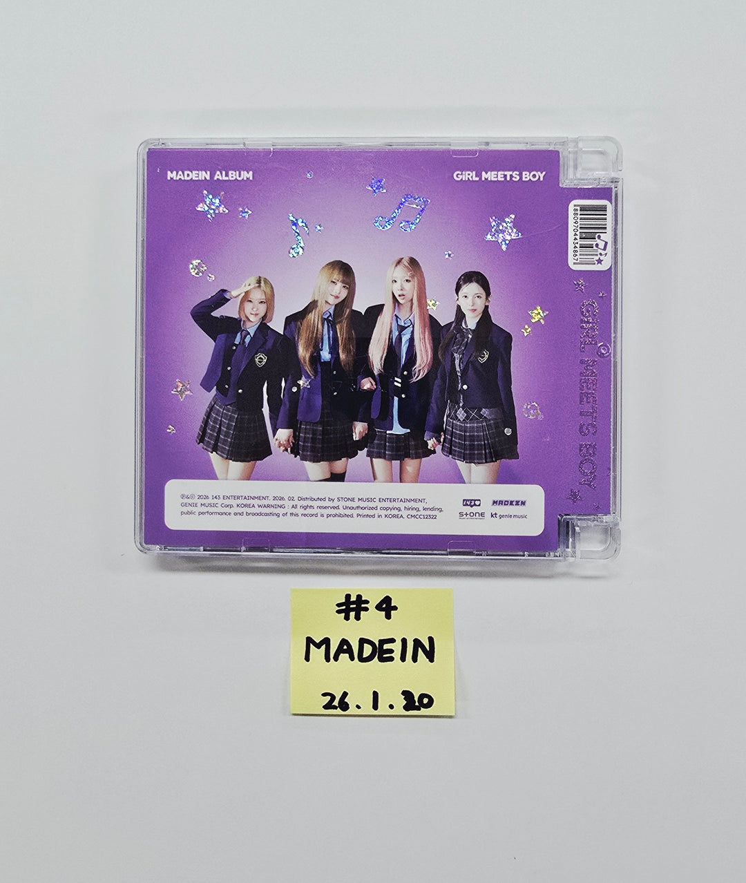 MADEIN "Girl Meets Boy" - Hand Autographed(Signed) Promo Album [26.02.20]