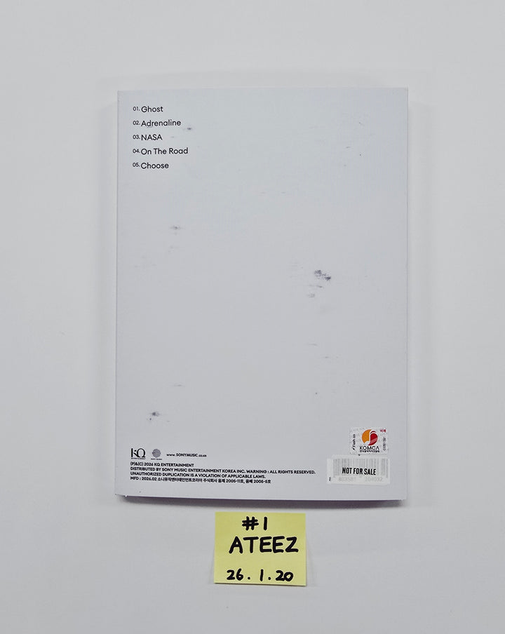 ATEEZ "GOLDEN HOUR : Part.4" - Hand Autographed(Signed) Promo Album [26.02.20]