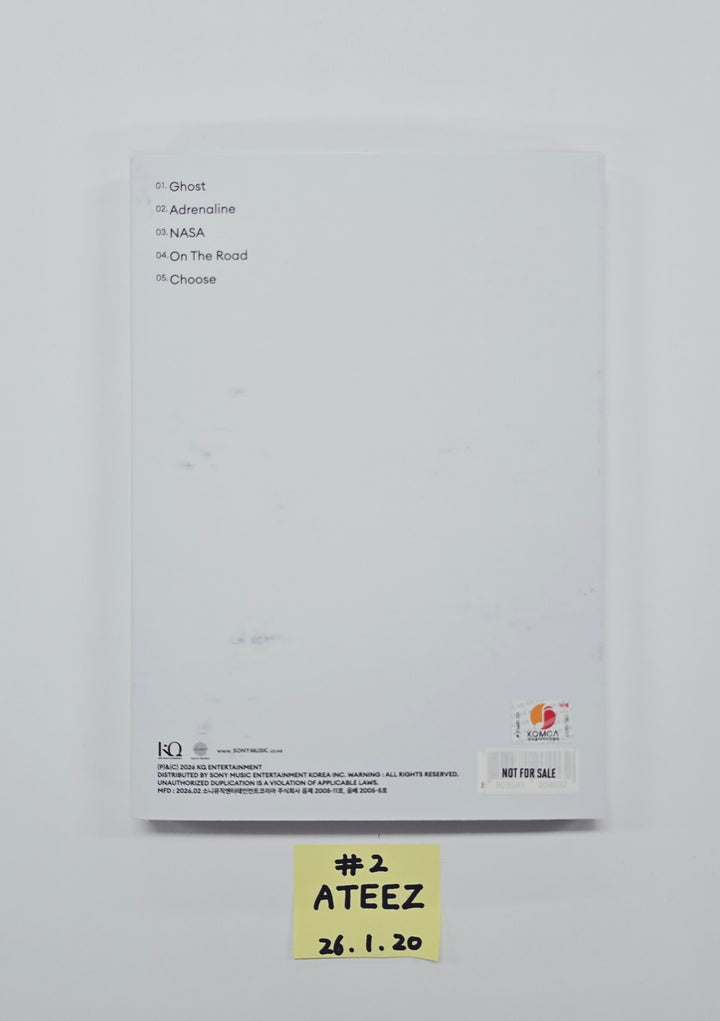 ATEEZ "GOLDEN HOUR : Part.4" - Hand Autographed(Signed) Promo Album [26.02.20]