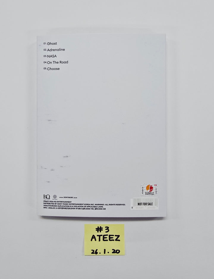 ATEEZ "GOLDEN HOUR : Part.4" - Hand Autographed(Signed) Promo Album [26.02.20]