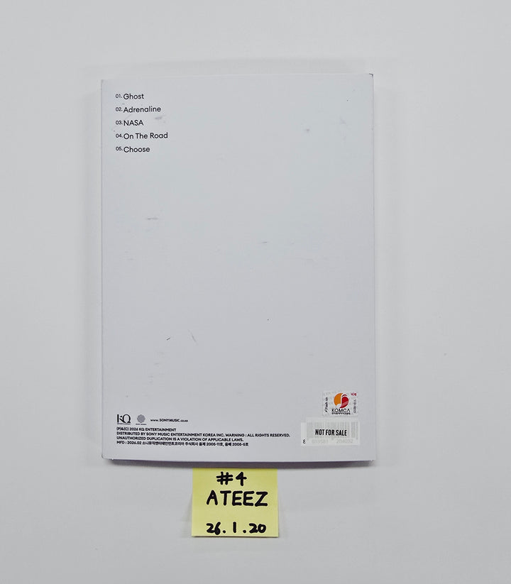 ATEEZ "GOLDEN HOUR : Part.4" - Hand Autographed(Signed) Promo Album [26.02.20]