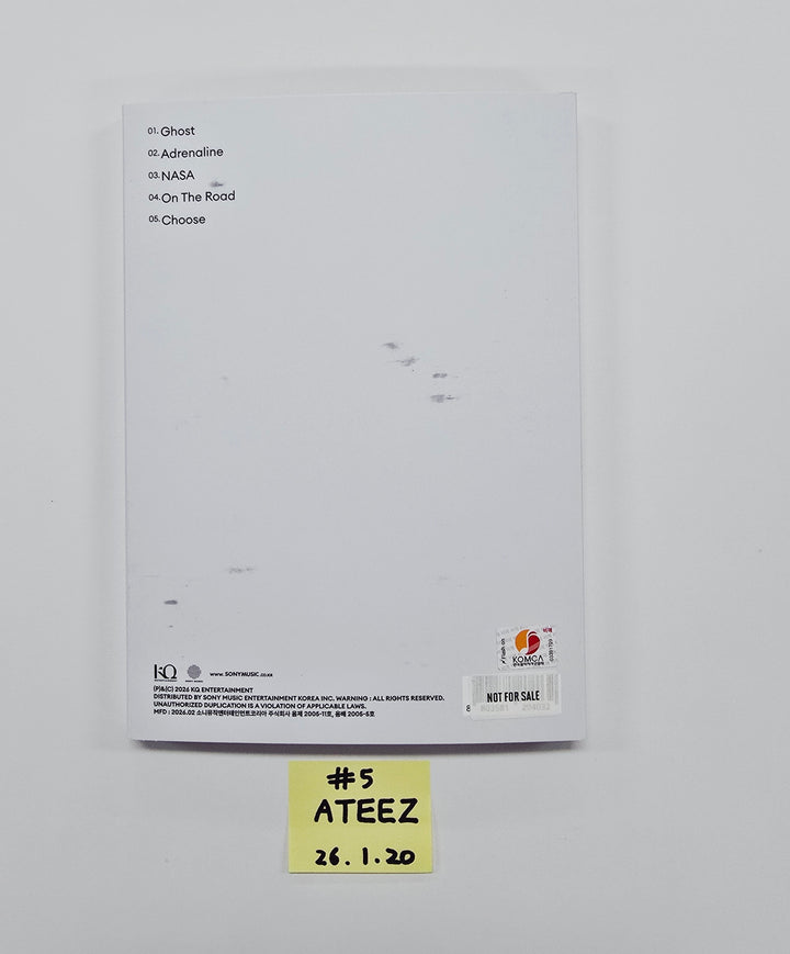 ATEEZ "GOLDEN HOUR : Part.4" - Hand Autographed(Signed) Promo Album [26.02.20]