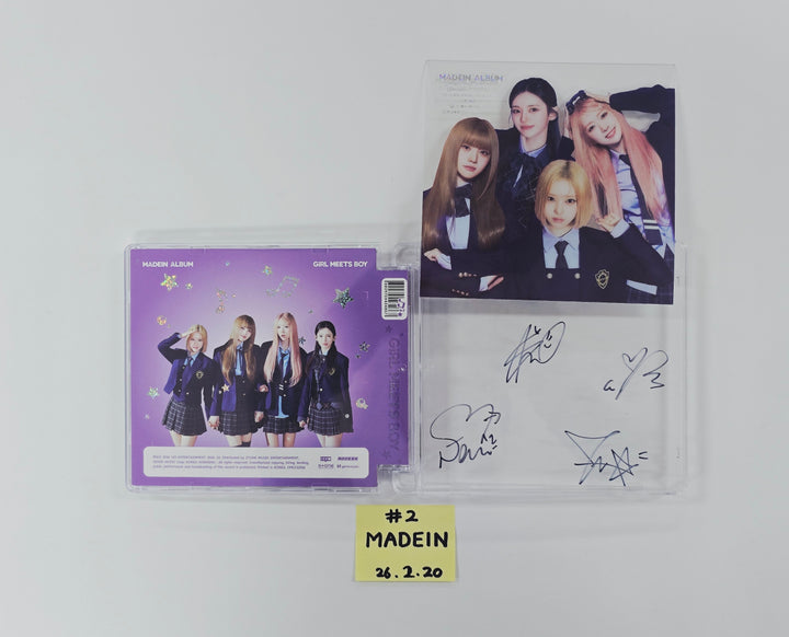 MADEIN "Girl Meets Boy" - Hand Autographed(Signed) Promo Album [26.02.20]