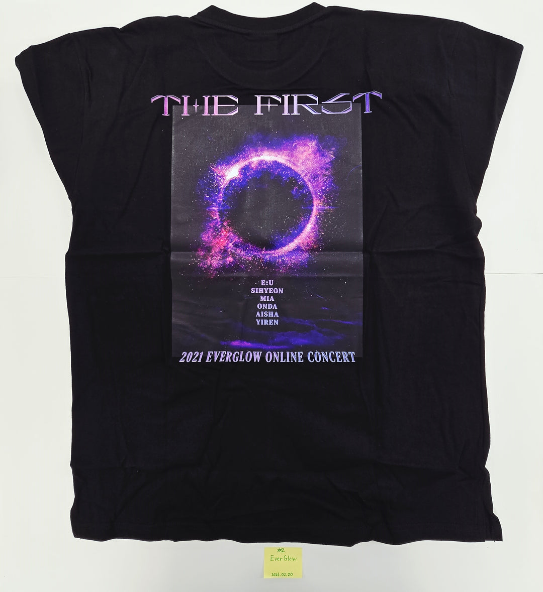 EVERGLOW - 2021 EVERGLOW Online Concert "The First" Hand Autographed T-Shirt [26.02.20]