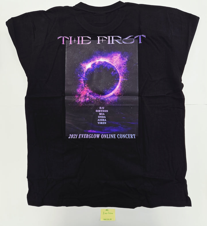 EVERGLOW - 2021 EVERGLOW Online Concert "The First" Hand Autographed T-Shirt [26.02.20]