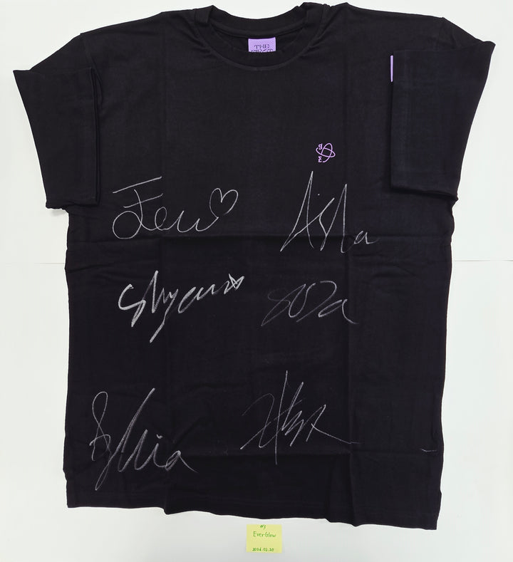 EVERGLOW - 2021 EVERGLOW Online Concert "The First" Hand Autographed T-Shirt [26.02.20]