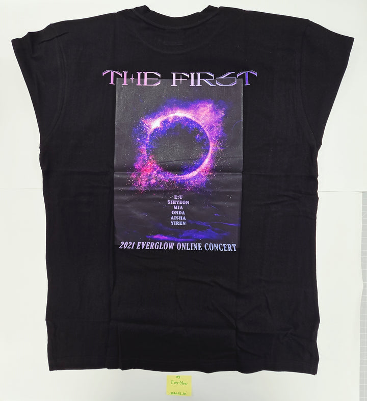 EVERGLOW - 2021 EVERGLOW Online Concert "The First" Hand Autographed T-Shirt [26.02.20]