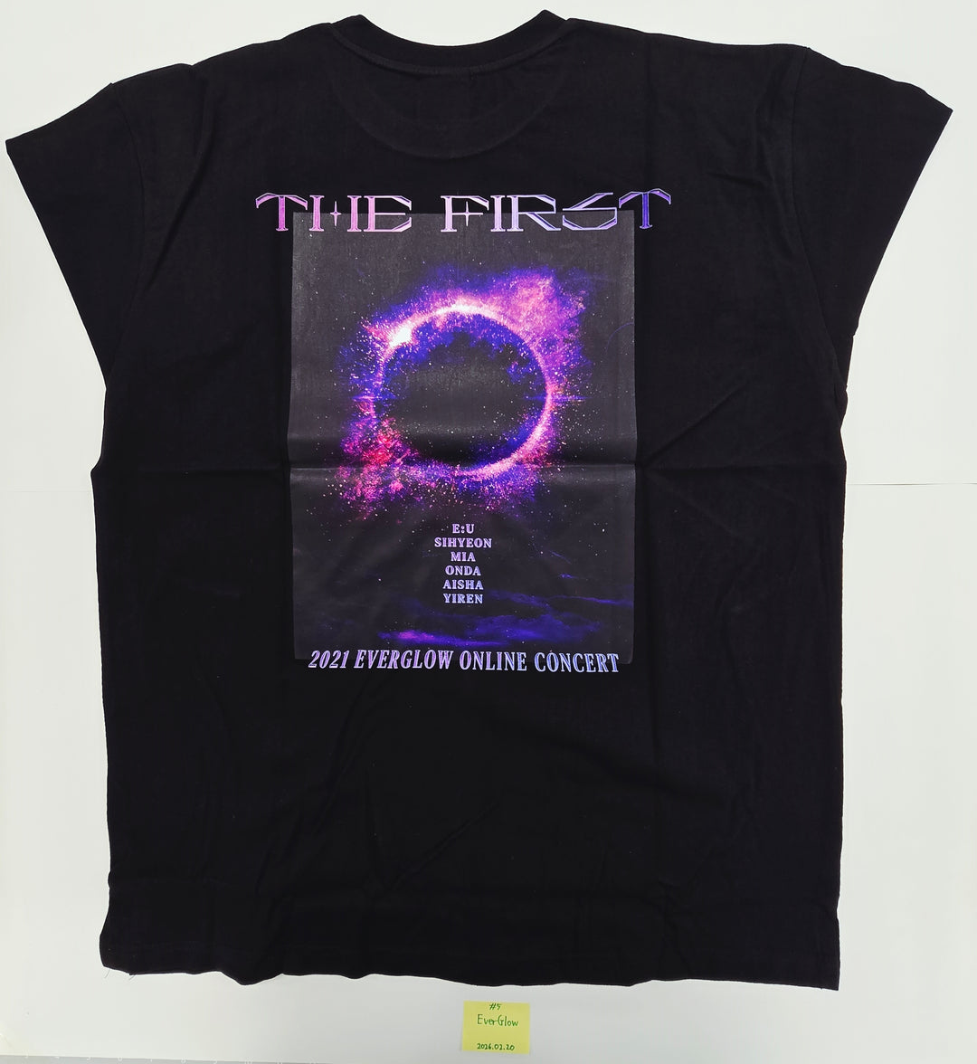 EVERGLOW - 2021 EVERGLOW Online Concert "The First" Hand Autographed T-Shirt [26.02.20]