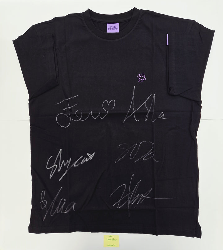 EVERGLOW - 2021 EVERGLOW Online Concert "The First" Hand Autographed T-Shirt [26.02.20]