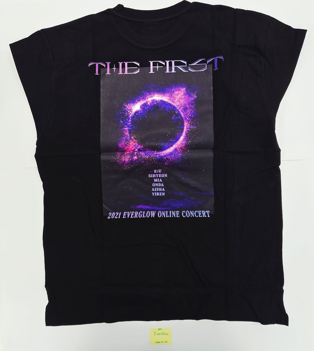 EVERGLOW - 2021 EVERGLOW Online Concert "The First" Hand Autographed T-Shirt [26.02.20]
