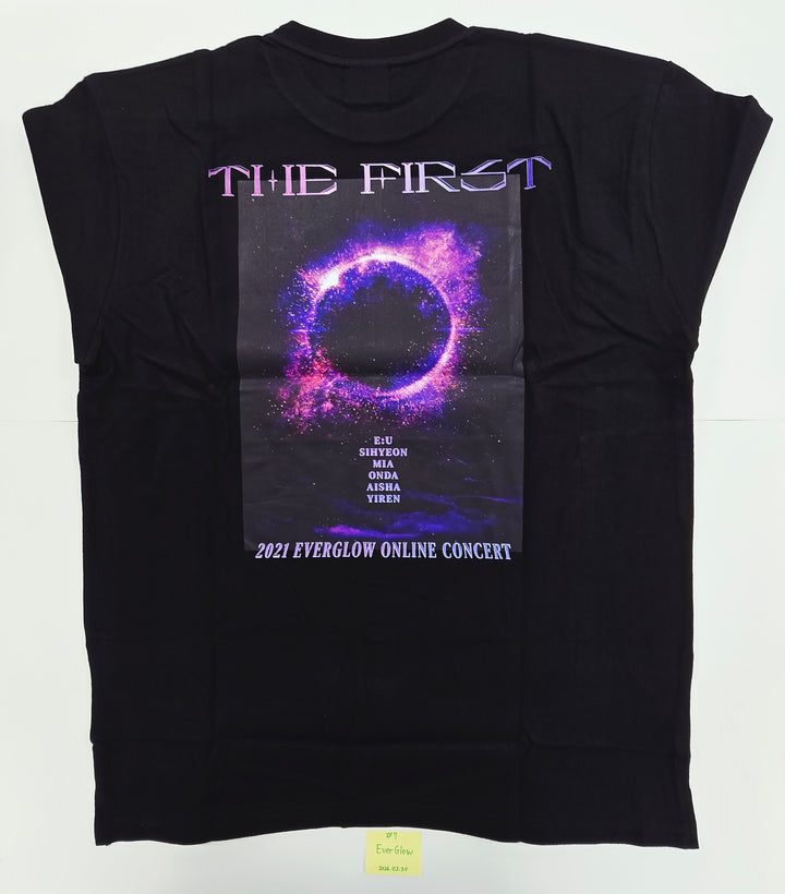 EVERGLOW - 2021 EVERGLOW Online Concert "The First" Hand Autographed T-Shirt [26.02.20]