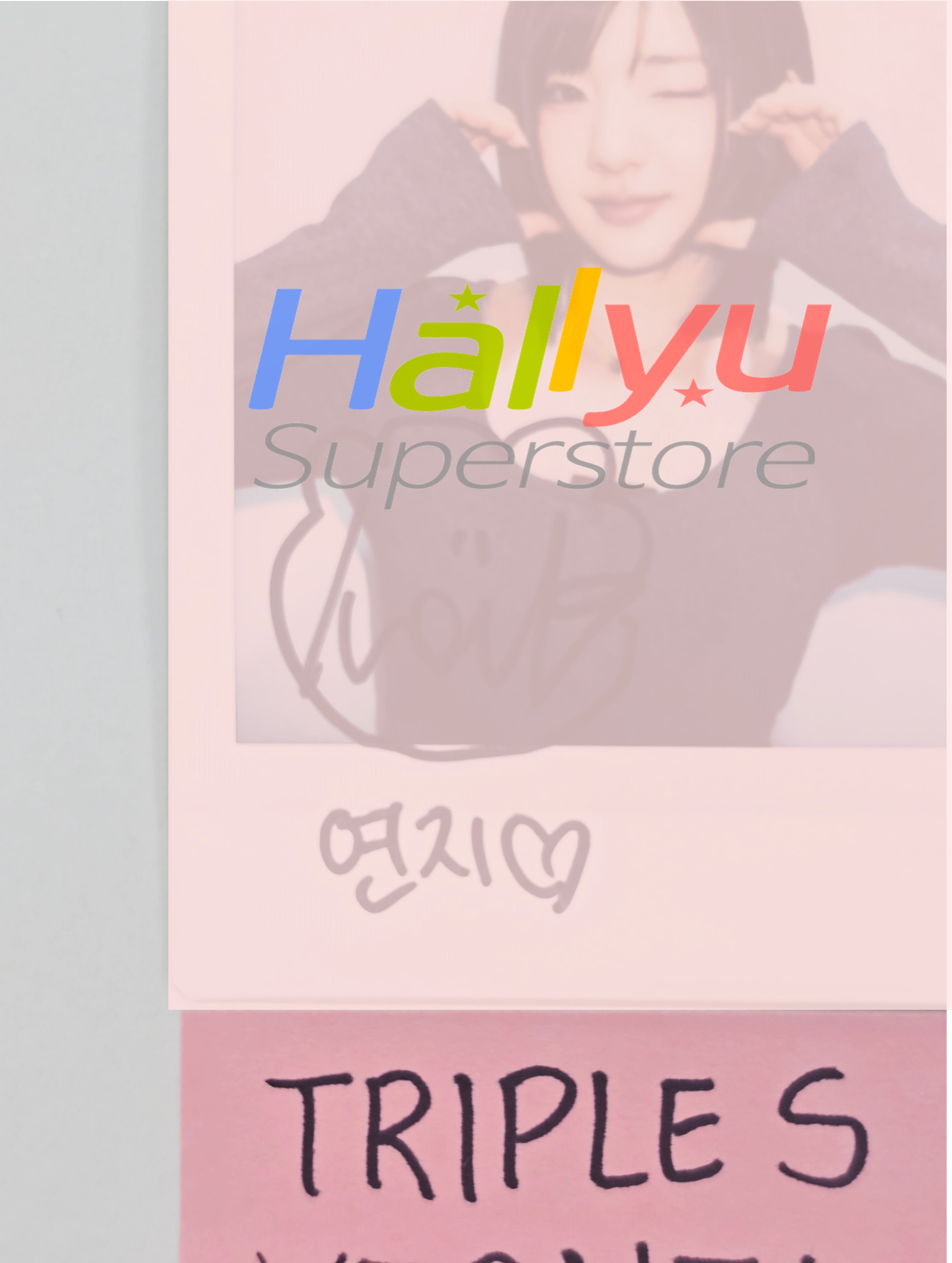 YEONJI (of TripleS) - Hand Autographed(Signed) Polaroid [26.02.23
