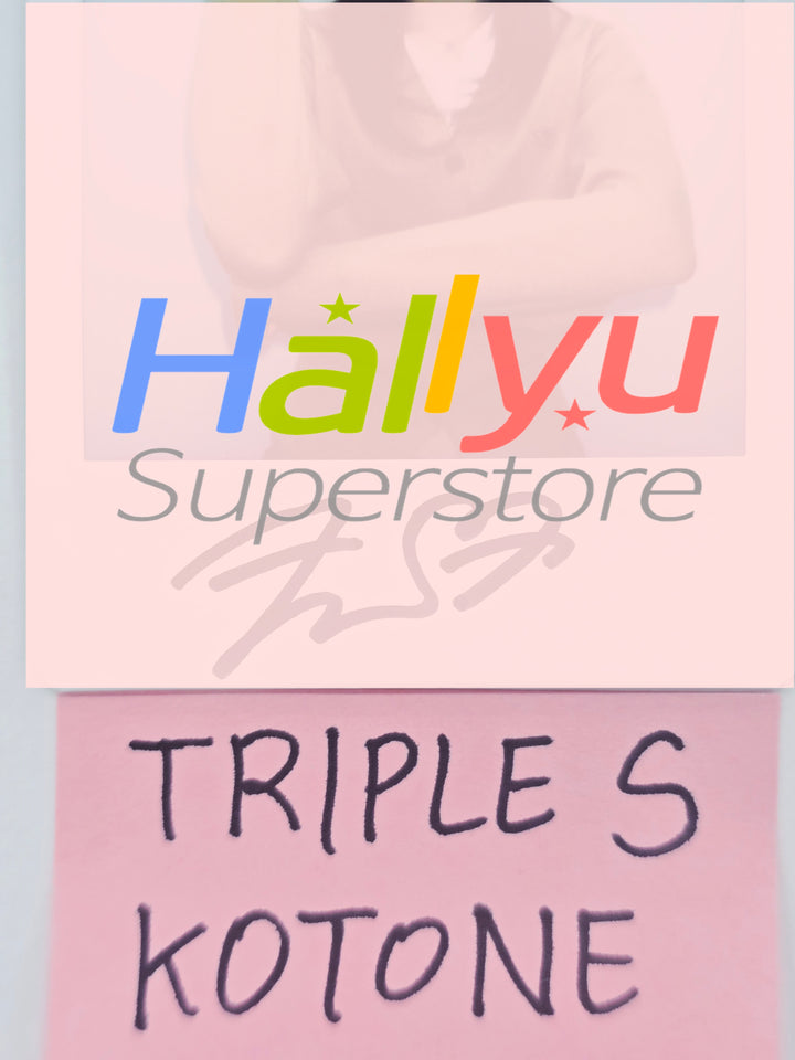 Kotone (of TripleS) - Hello Live Fansign Event Hand Autographed(Signed) Polaroid [26.02.23]
