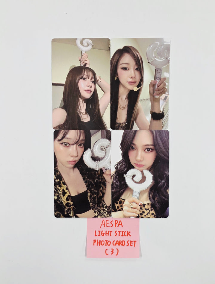 AESPA - Light Stick Photocard Set (4ea) [26.02.23]