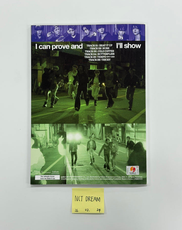NCT DREAM "Beat It Up" - Hand Autographed(Signed) Promo Album [26.02.24]