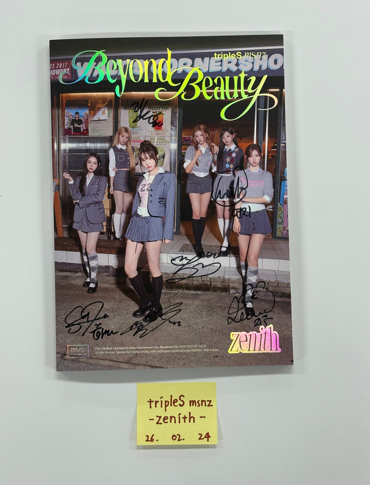 TripleS_msnz "Beyond Beauty" - Hand Autographed(Signed) Promo Album [26.02.24]