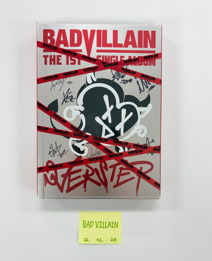 BADVILLAIN "OVERSTEP" - Hand Autographed(Signed) Promo Album [26.02.24]